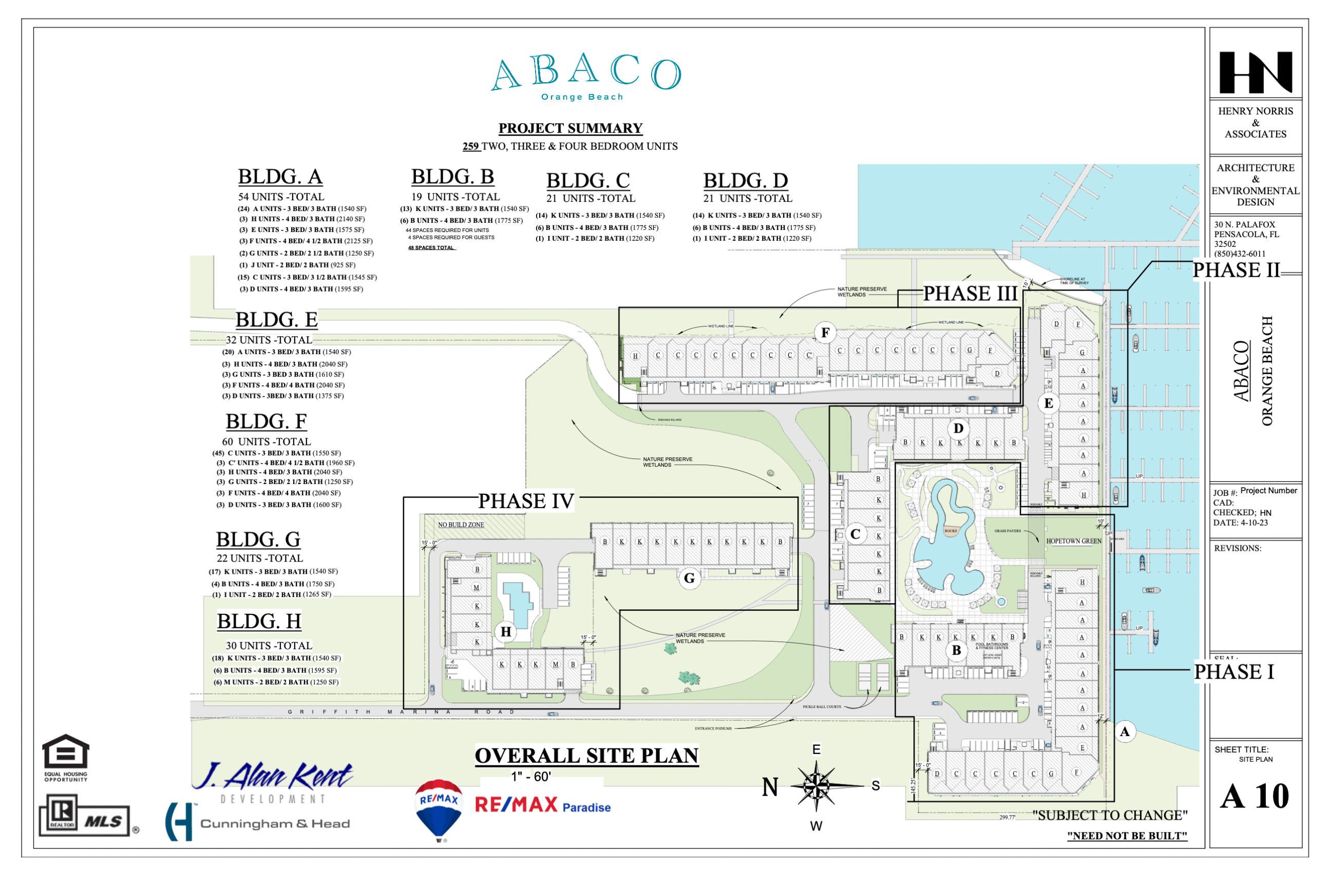 Abaco Orange Beach Site Plan